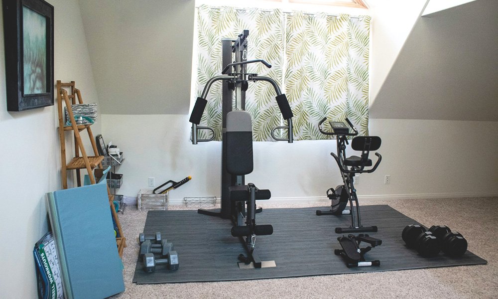 home gym setup