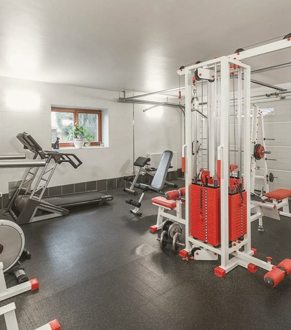 Multi-functional home workout equipment in a small space